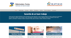 Desktop Screenshot of marmolescoria.com